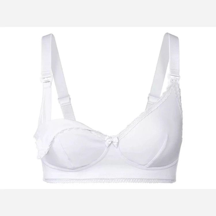 سوتین نخی شیردهی زنانه اسمارا آلمان بدون فنر نرم و راحت مناسب استفاده روزمره