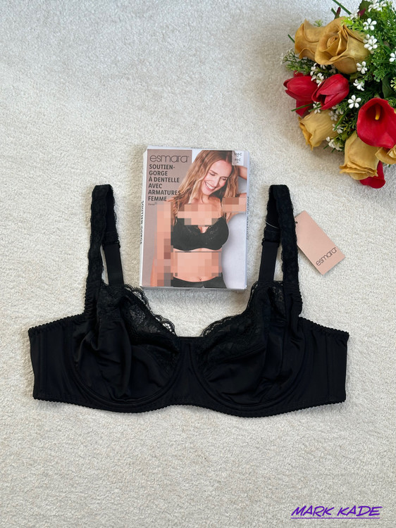 سوتین زنانه مینی مایزر اسمارا فنردار لیفت کننده و کوچک کننده سینه در رنگ مشکی