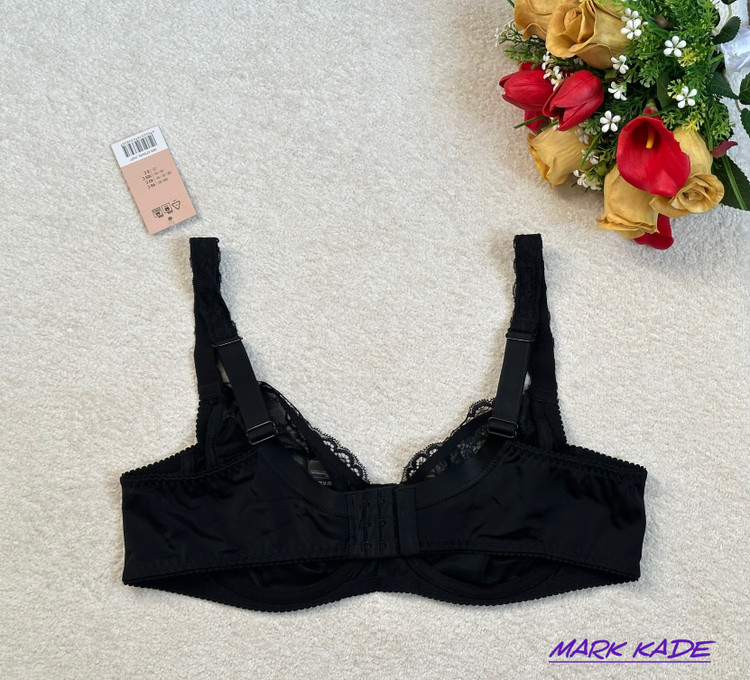 سوتین زنانه مینی مایزر اسمارا فنردار لیفت کننده و کوچک کننده سینه در رنگ مشکی