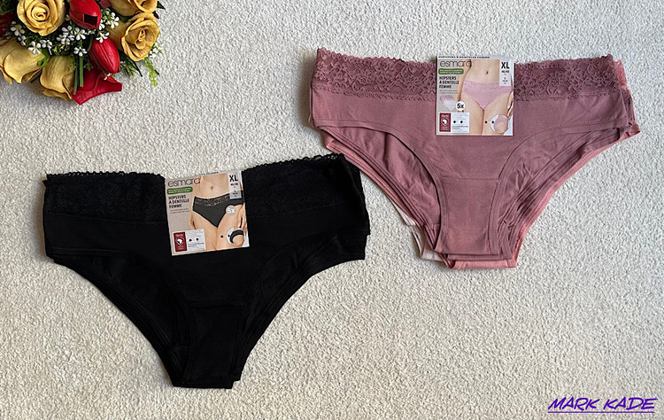 پک 5 عددی شورت زنانه مدل هپستر از برند اسمارا آلمان، با کمر گیپور زیبا و طرحدار، ساخته شده از 95% نخ پنبه، ضدحساسیت و ایدهآل برای راحتی روزانه.