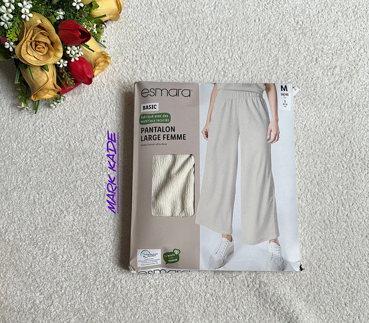 ست تیشرت و شلوار پفکی زنانه اسمارا آلمان با تنخور لش و جنس خنک و سبک