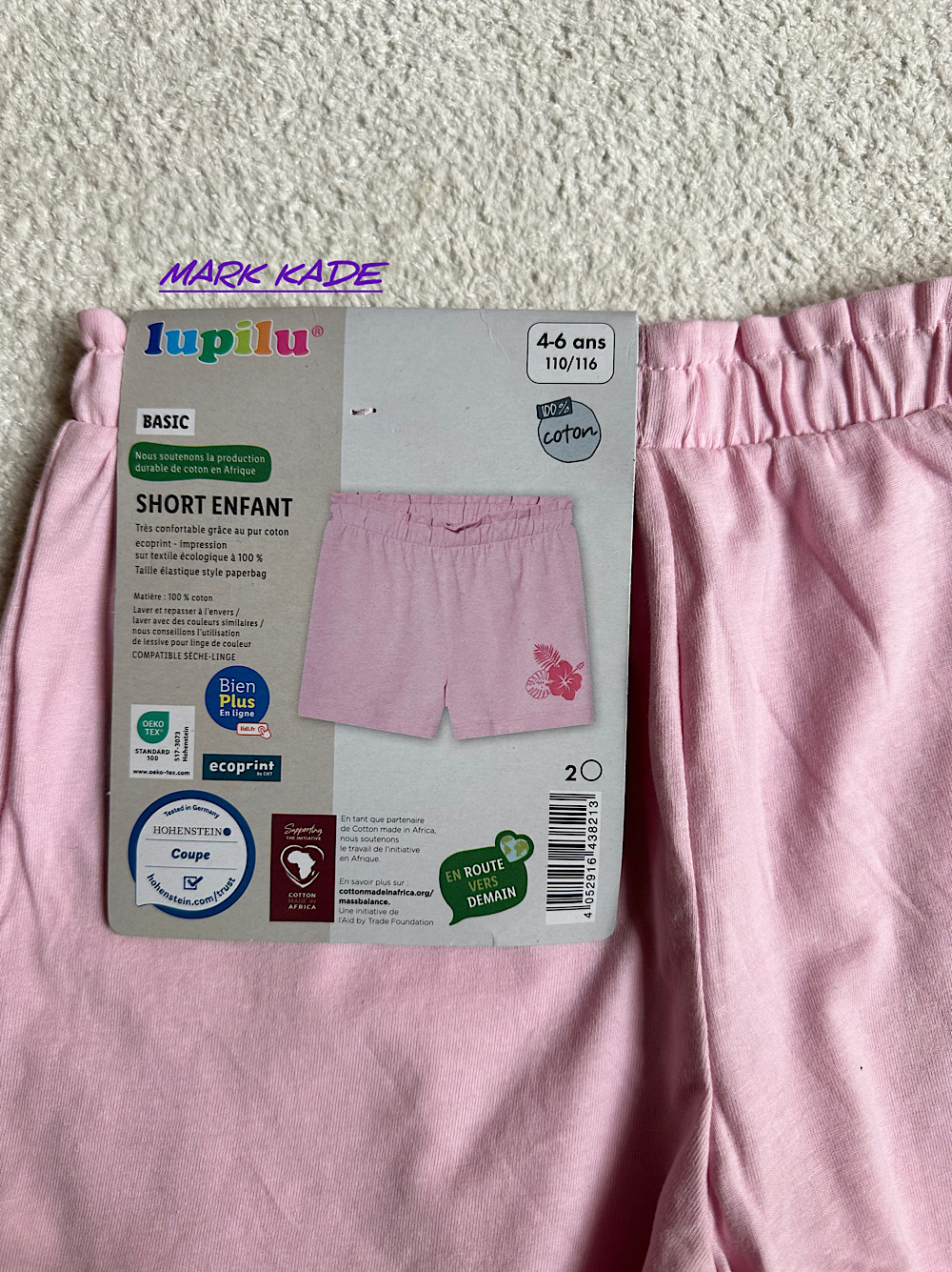 شورتک دخترانه Lupilu، مناسب سایز ۴ تا ۶ سال و قد ۱۱۰ تا ۱۱۶ سانتیمتر؛ انتخابی راحت، سبک و خنک برای بازی، تحرک و استفاده روزمره کودک.