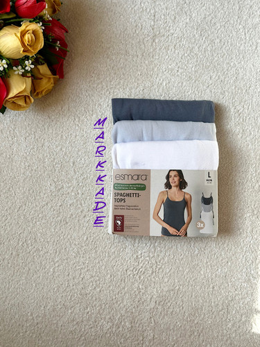 پک ۳ عددی تاپ زنانه اسمارا آلمان سایز L، راحت، باکیفیت و مناسب استفاده روزمره از فروشگاه مارک کده