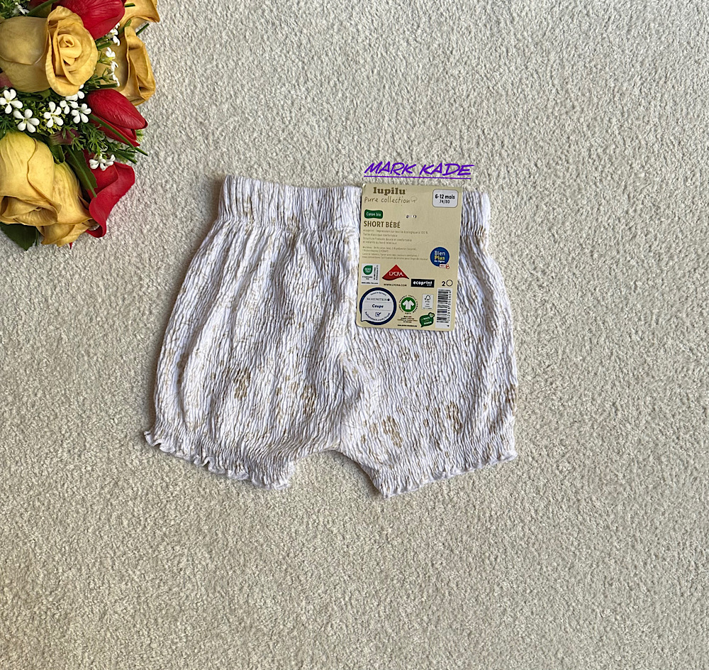 شورتک دخترانه نوزادی لوپیلو آلمان، راحت، لطیف و مناسب استفاده روزمره؛ انتخابی ایدهآل برای فصل گرم و پوست حساس کودک.